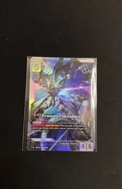Gundam Card Game | GD01-065 FREEDOM GUNDAM Newtype Challenge Champion ENGLISH - Image 1
