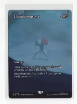 MTG Blasphemous Act Bonus Sheet FOIL Avatar: The Last Airbender 0026 Nm - Image 1