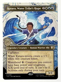 Katara, Water Tribe's Hope - Showcase Regular - MTG Avatar - TLA 351 - Image 1
