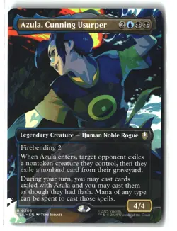 Azula, Cunning Usurper - Borderless - NM - Avatar the Last Airbender MtG - Image 1