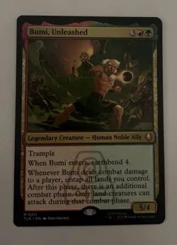 Bumi, Unleashed Avatar: The Last Airbender NM MTG - Image 1