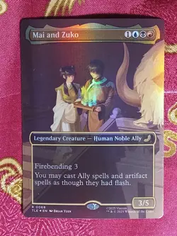 FOIL Extended Mai and Zuko Avatar: The Last Airbender Magic The Gathering MTG - Image 1