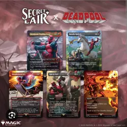 MTG Secret Lair x Marvel Deadpool NON-FOIL Standard Edition New Sealed - Image 1