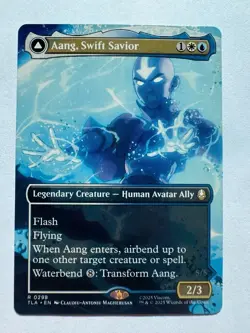 Magic mtg: Aang, Swift Savior (0298) (Borderless) Avatar: The Last Airbender - Image 1