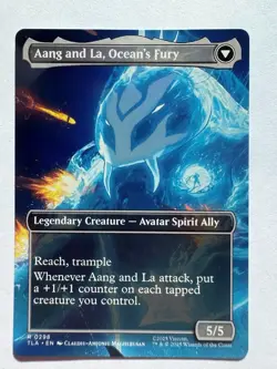 Magic mtg: Aang, Swift Savior (0298) (Borderless) Avatar: The Last Airbender - Image 2