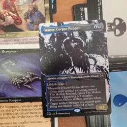 Venser, Corpse Puppet Black 'n' Blue **Toxic Poison infect** COMMANDER MTG Deck - Image 1