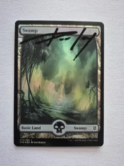 Swamp (272) Full Art Foil Zendikar Rising Signed Artist Proof MTG - Image 1