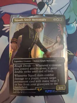Squall, SeeD Mercenary Final Fantasy PROMO FOIL Standard Showdown MTG - Image 1