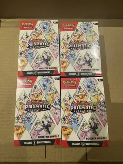 Pokemon TCG Prismatic Evolutions Booster Bundle - New & Sealed - BUNDLE OF X4🔥 - Image 1