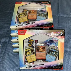 ** NEW Pokemon Prismatic Evolutions Poster Collection - Lot of X4 New/Sealed ** - Image 1