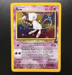 Pokemon 2000 WOTC Mew #9 Holo Black Star Promo English Lightly Played LP - Image 2