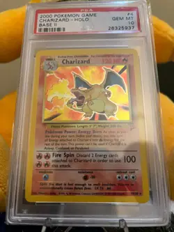 PSA 10 GEM MINT Pokemon CHARIZARD 4/130 Holo Base Set 2 POP 67 - Image 4