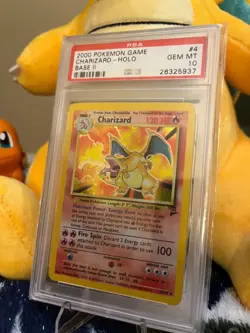 PSA 10 GEM MINT Pokemon CHARIZARD 4/130 Holo Base Set 2 POP 67 - Image 5