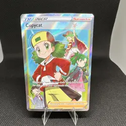 Pokemon Copycat Full Art Ultra Rare Trainer Supporter SWSH07 Holo 200/203 - Image 1