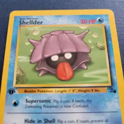 Pokemon Shellder 54/62 1st Edition Fossil Regular Moderate Play *FREE SHIPPING* - Image 2