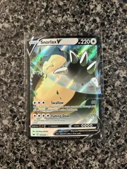 Snorlax V 141/202 - Pokemon - SWSH01: Sword & Shield Base Set - Image 1