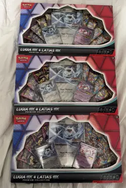 Pokemon Lugia ex & Latias ex Premium Collection Factory Sealed Lot Of 3 - Image 1
