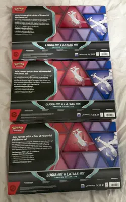 Pokemon Lugia ex & Latias ex Premium Collection Factory Sealed Lot Of 3 - Image 2