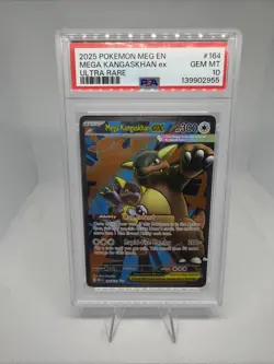 2025 POKEMON MEG EN-MEGA EVOLUTION ULTRA RARE #164 MEGA KANGASKHAN EX PSA 10 - Image 1