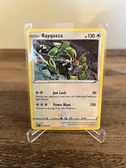 2025 McDonald’s Pokemon TCG Dragon Discovery M24EN Rayquaza 014/015 NM - Image 1