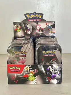 Pokemon TCG Unova Black Bolt White Flare Mini Tin Display Box - Image 1