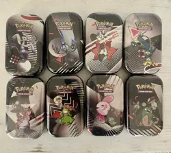 Pokemon TCG Unova Black Bolt White Flare Mini Tin Display Box - Image 3