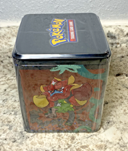Pokemon TCG Stack'em High Tin of 3 Booster Packs Factory Sealed New - Image 4