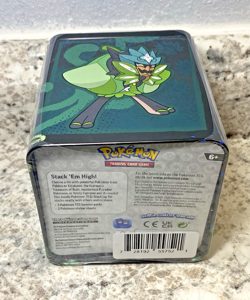 Pokemon TCG Stack'em High Tin of 3 Booster Packs Factory Sealed New - Image 5