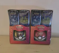 Lot Of 2 Pokemon TCG - Poke Ball + (2) Paldean Fates Mini Tins Pack Sam's Club. - Image 1