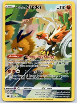 Galarian Zapdos SWSH283 (NM) - Sword & Shield Black Star Promo - Pokemon TCG - Image 1