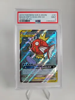 Pokemon - Magikarp & Wailord GX - Team Up - 161/181 - Alt Full Art - PSA 9 Mint - Image 3