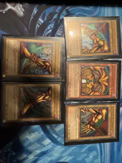 Yu-Gi-Oh! Exodia the Forbidden One Complete Set YGLD 1st Edition Near Mint - Image 2