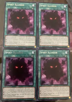 4x Spirit Illusion 1st Edition Rare MZTM-EN034 Yu-Gi-Oh! - Image 1