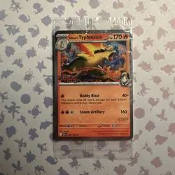 Destined Rivals SEALED STAFF Stamped Prerelease Promo Set - All 4 Cards - Image 1