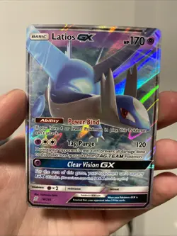 Latios GX 2019 Pokemon Sun & Moon Unified Minds Card #78/236 Rare Mint - Image 1