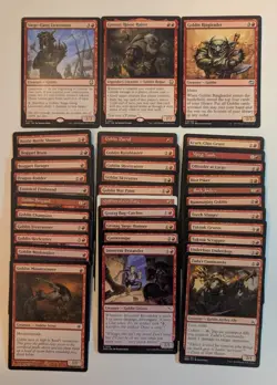 MTG Goblins - Red. 35 cards.Magic the gathering Goblin lot. - Image 1