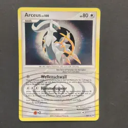 Pokemon TCG Karte - Arceus LV.100 AR5 - Holo Platin - Image 2