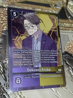 Digimon Card Game Dokuson Aruba (Limited Foil) Dawn of Liberator EX11-067 - Image 1