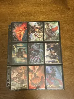 Magic the Gathering - 90+ Art Series Card Lot Set - RARE - Gold Sign - Image 2