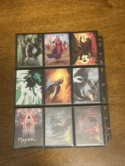 Magic the Gathering - 90+ Art Series Card Lot Set - RARE - Gold Sign - Image 5