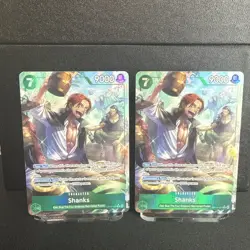 Shanks (Alternate Art) OP14-027 The Azure Sea's Seven Foil (2 Cards) - Image 1