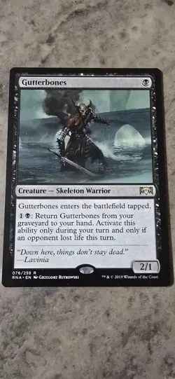 Gutterbones Ravnica Allegiance Regular Creature Rare MTG NM - Image 1