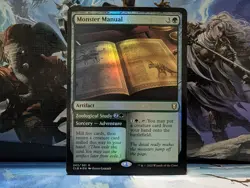 Monster Manual Commander Legends: Battle for Baldur's Gate Rare Foil mtg - Image 1
