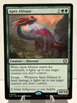 Apex Altisaur 232 R Commander: The Lost Caverns of Ixalan NM MTG - Image 1