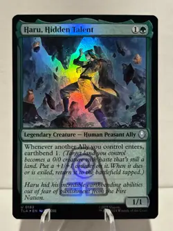 Haru, Hidden Talent 182 U Avatar: The Last Airbender FOIL NM MTG - Image 1