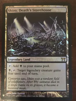 MTG English Shizo, Death's Storehouse NM Foil - Image 1