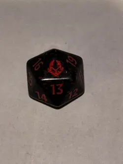 Avatar RED Spindown Life Counter D20 Dice MTG Avatar: The Last Airbender - Image 1