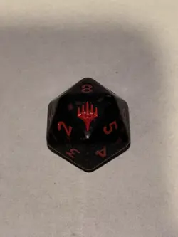 Avatar RED Spindown Life Counter D20 Dice MTG Avatar: The Last Airbender - Image 2