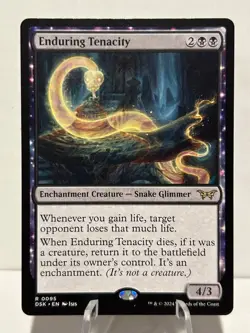 Enduring Tenacity 95 R Duskmourn: House of Horror NM MTG - Image 1