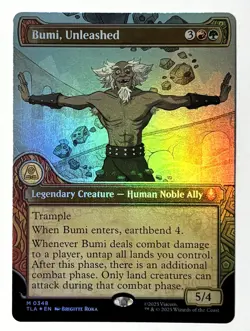 Bumi, Unleashed - Showcase FOIL - MTG Avatar - TLA 348 - Image 1